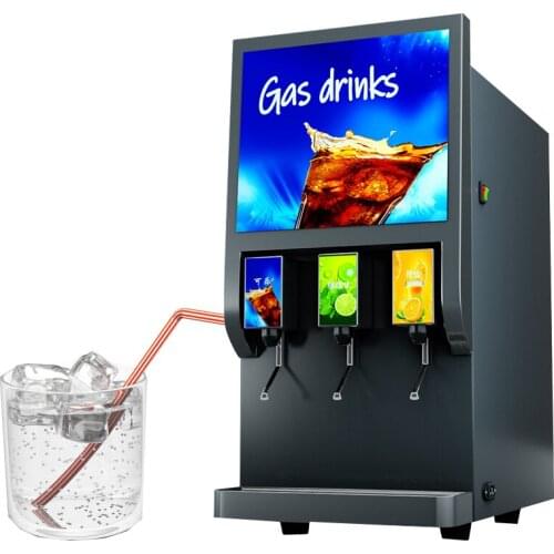 Best Selling Automatic Soft Drink Machine Freezing Cola Drink Machine 220V 3 Flavors Cola Drink Machine