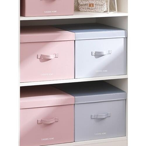 Foldable Storage Box Clothing Organizer Underwear Socks Toy Clothes Quilt Storage Box With Lid large Capacity Home Organization