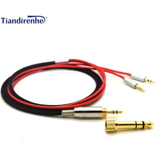 Replacement Headphone Cable for sol Republic Master Tracks HD V8 V10 V12 X3 Earphone 6.35mm 3.5mm Male to 2.5mm Male Audio Cable
