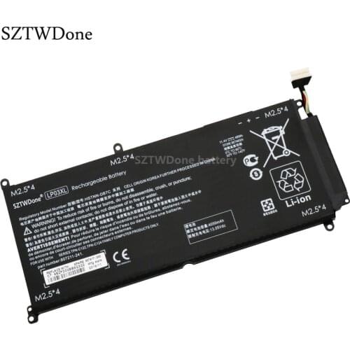 SZTWDone LP03XL Laptop Battery for HP Envy 15-ae 15-AE021TX/AE122TX HSTNN-DB6X/DB7C TPN-C121 C122 C124