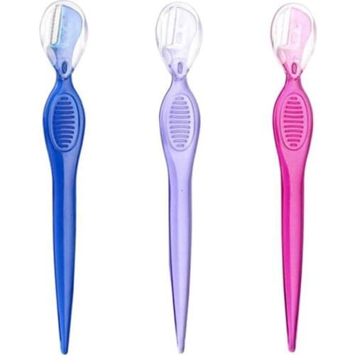 3Pcs Women Razor Eyebrow Trimmer Eye Brow Shaping Blades Shaver Brow Knife Facial Razor Face Hair Remover Cosmetic Makeup Tools