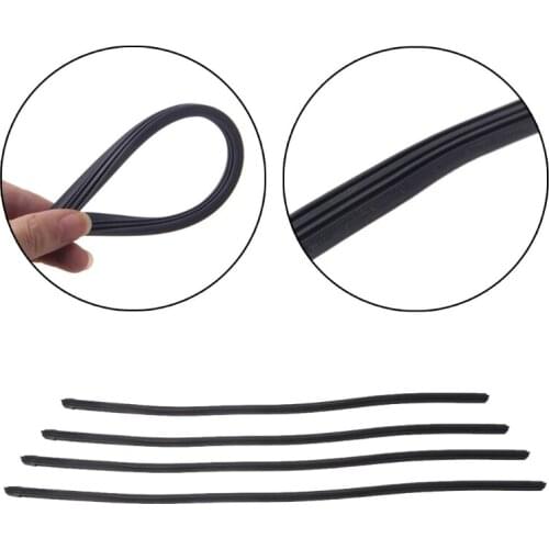 Universal Refill Rubber Frameless Wiper Blade 8mm Replace Black 18" 22" 24" 26" buses van lorries trucks Windscreen Wipers parts