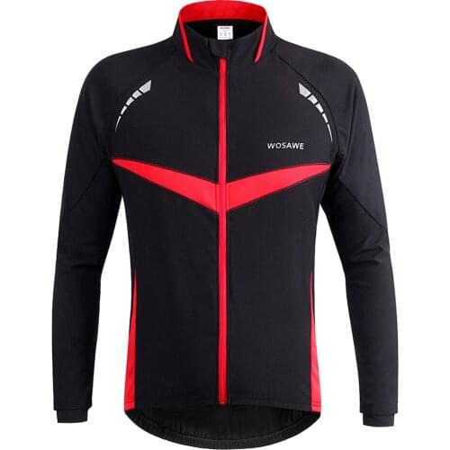 Unisex Cycling Jacket Winter Long Sleeves Cycle Bicycle Jerseys Sportswear