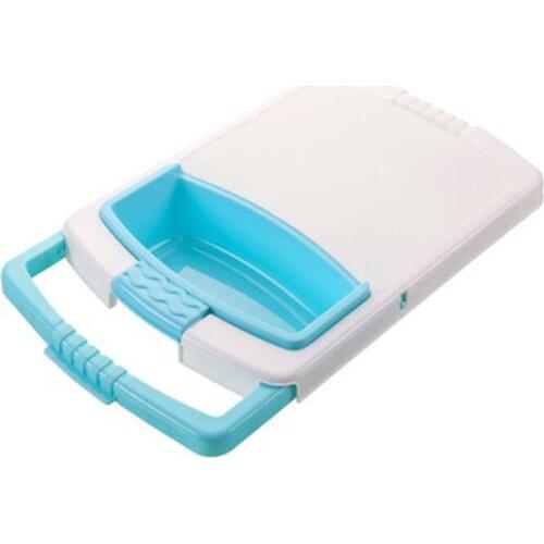 1 Pcs Kitchen Multifunctional Thick Plastic Chopping Board Sink Drain Basket Cutting For Kitchen Tool