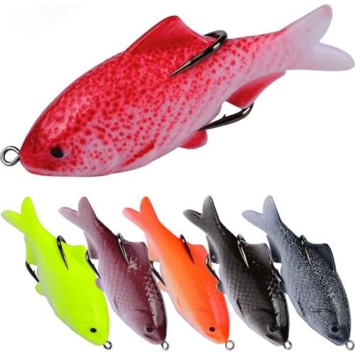 1 Pcs New 9.5cm 18 Cray Frog Black Fish Take All Bait Soft Bait Plastic Bait Hook Frog Artificial 3D Eye