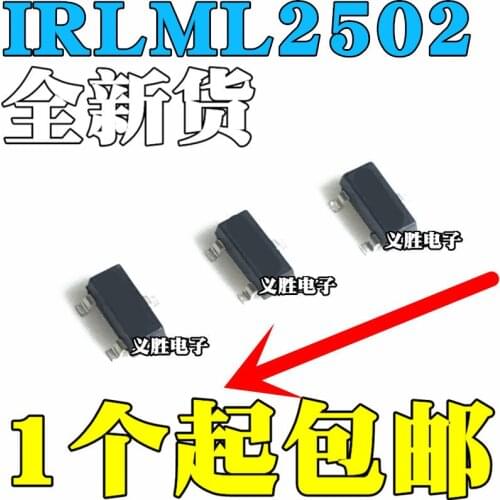10 pçs/lote IRLML2502TRPBF MOSFET 20V/4.2A SOT-23