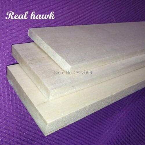 1000x100x15mm AAA+ Model Balsa wood sheets for DIY RC model wooden plane boat material