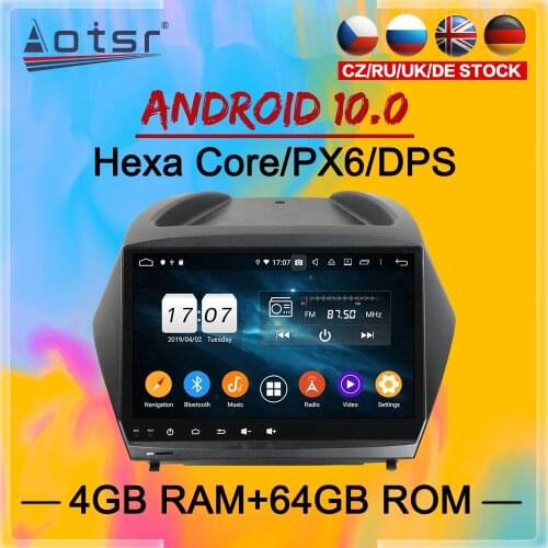 2 Din IPS Android 10 DSP Car Multimedia Player For Hyundai IX35/Tucson 2009 2010 2011-2015 GPS Navi Audio Radio Stereo Head Unit