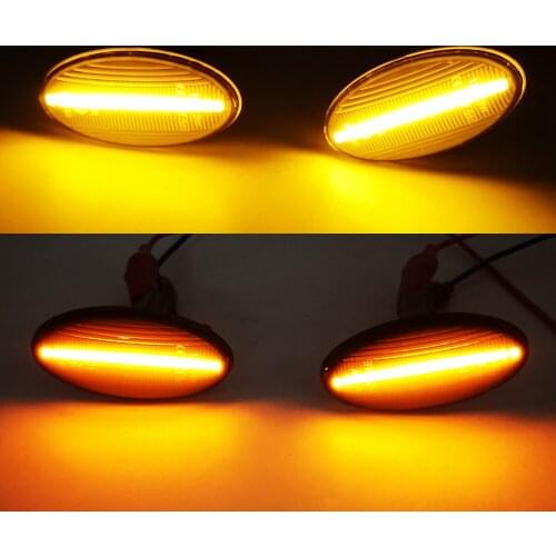 Car Flashing 1 Set Dynamic Led Side Marker Turn Signal indicator Repeater Light lamp For Subaru Forester 2008 - 2019