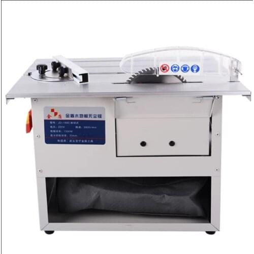 Wood Floor Dustless Saw Small Table Saw Woodworking Electric Saw Push Table Saw Cutting Machine free shipping
