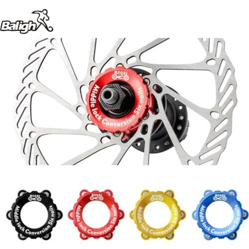 Balight Aluminum Alloy Centerlock to 6-hole Adapter Center Lock Conversion 6 hole Brake Disc Bicycle Hub Accessories