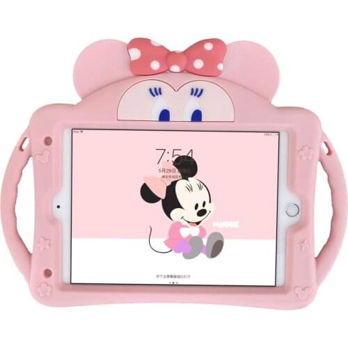 Disney Minnie Cover for IPad 9.7 2017 2018 Mini Case for IPad 10.2 Pro 9.7 Tablet Soft Silicon Stand Funda Case for Air 1 2