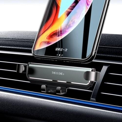 Gravity Car Holder For Phone Air Vent Clip Mount Mobile Cell Stand GPS Support For iPhone 12 11 Pro Max Huawei Xiaomi Redmi