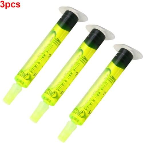 3 Pcs Detection Practical Tool Fluorescent Hydraulic Systems Repair Maintenance Car Tracer Oil Air Conditioning Leak Test R134A