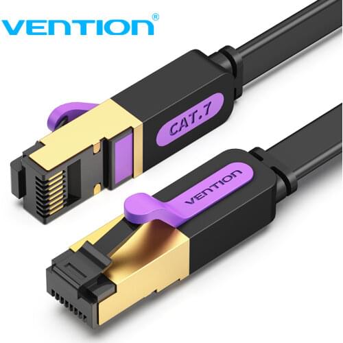 Vention Pure copper Ethernet Cable RJ 45 Cat7 10Gbps Lan Cable STP RJ45 Network Cable for Indoor network installation
