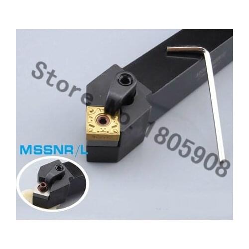 MSSNR2525M12 W-Type CNC Turning Lathe Machine Tools Lathe Cutting Tools External Turning Tool Holder 25*25*150MM