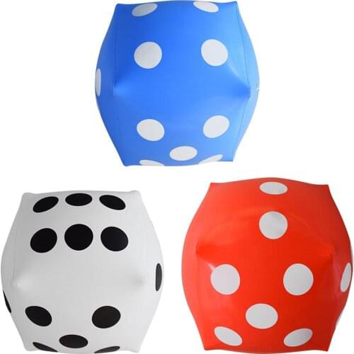Inflatable Dice Dice 12-inch Oversized Inflatable Dice For Game Pool Toy Party Pvc Dice