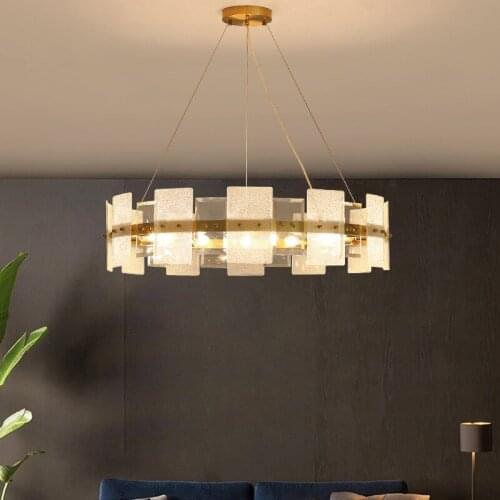 Luxury Led Chandeliers Lighting Living room Ceiling Chandelier Hanging Lamp For Dining room Kitchen Glass Light Bedroom deco