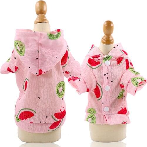 Sunscreen Pet Dog Clothes Summer Thin Dog Clothing for Dogs Yorkshire Shih Tzu Shirts Puppy Cat Hooded Vest tshirt chaleco perro