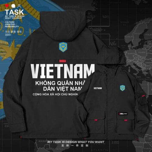VietNam VietNamese VNM men jacket hooded air force logo army fan trench coat men jackets windbreaker coat mens autumn clothes