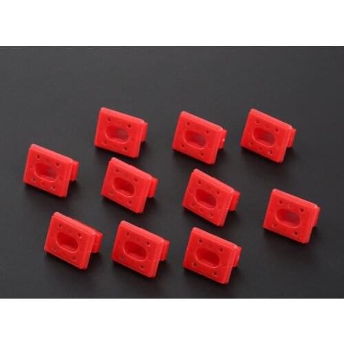 10Pcs Dashboard Dash Trim Strip Insert Clips Grommet 51458266814 Auto Fastener Clips For BMW 3 Series E46 Series E65 E66 X3 E85