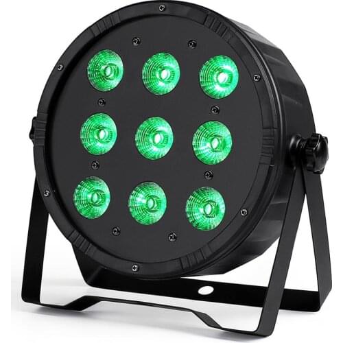 12x18W LED Flat SlimPar Quad Light RGBWA 6in1 LED DJ Wash Light Stage Uplighting No Noise Free Shipping