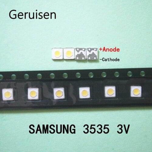 50pcs SAMSUNG LED Backlight High Power LED 1W 3537 3535 100LM Cool white SPBWH1332S1BVC1BIB LCD Backlight for TV TV Application