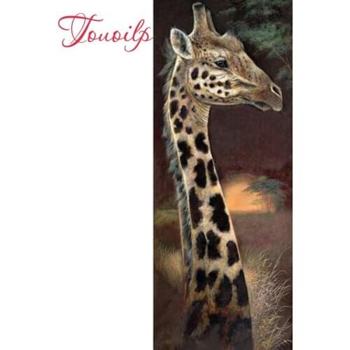 Touoilp Animal giraffe Diamond Embroidery 5D DIY Diamond Painting Christmas Cross Stitch Full square&round Rhinestone Mosaic