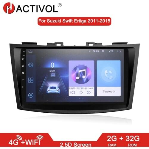 HACTIVOL 2G+32G Android 8.1 Car radio for Suzuki Swift Ertiga 2005-2016 car dvd player gps navi car accessories 4G internet