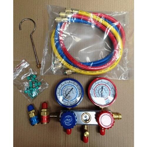 R134 R134A Automotive air conditioning fluoridate table automotive air conditioning fluorine toiletry kit refrigerant table