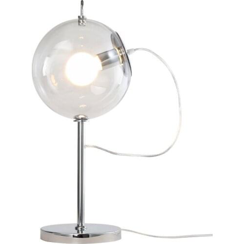 Italy Nordic Lustre Glass Ball Led Table Lamp Bedroom Bedside Luminaire Table Light For Living Room Home Deco Lighting Fixture