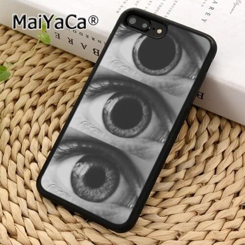 MaiYaCa Drugged Eyes Phone Case Cover For iPhone 11 12 Pro 5 6s 7 8 X XR XS max Samsung Galaxy S5 S6 S7 edge S8 S9 plus
