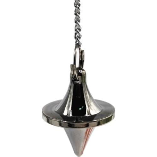 Pendulum pendant male Dowsing Healing Pyramid spiritual Reiki pendulums for dowsing Charms Chakra Amulet gold rose gold Copper
