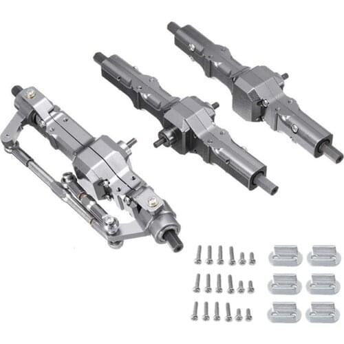 Metal Front Middle Rear Bridge Axle GearBox for WPL B16 B36 FY004 1/16 RC Car Truck Upgrade Parts Accessories