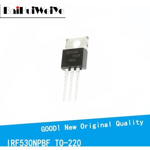 10PCS IRF530N IRF530 IRF530NPBF 17A/100V TO220 New and Original IC Chipset MOSFET MOSFT
