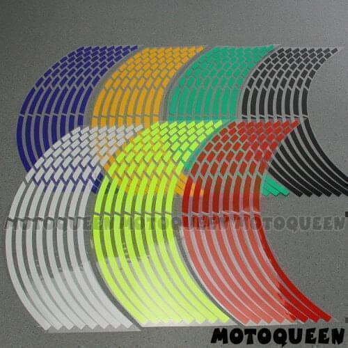 Rims Decals Motorcycle Wheels Reflective Stickers For HONDA XR230 MOTARD XR250 MOTARD CRM250R AR CRF450R XR650R