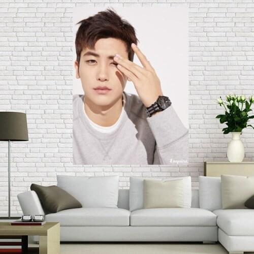 Custom Park Hyung Sik Poster Wall For Living Room Art Poster Decoration Canvas Fabric Cloth No Frame Morden Home Decor A12.2