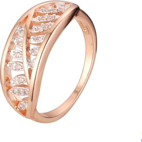 New Trendy Rings for Women Gold Silver Color Plating Luxury Cubic Zircon Fashion Jewelry Accessory