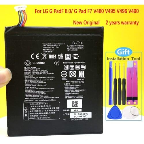 New Original BL-T14 Battery For LG G PadF 8.0/ G Pad F7 V490 V495 Smartphone/Smart phone