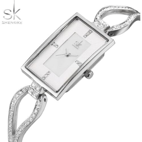 Shengke Women's Skeleton Watch