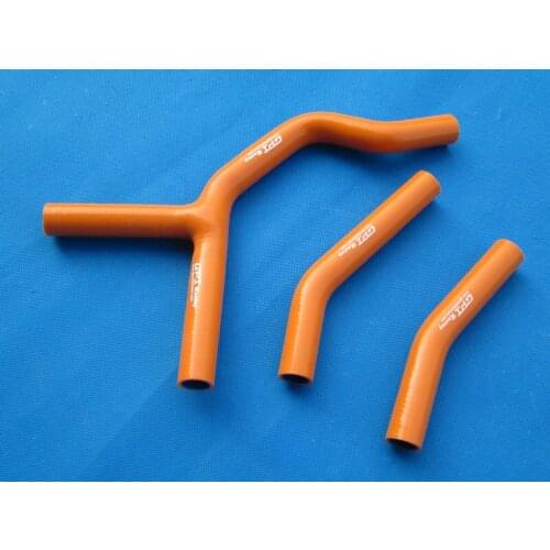 Fit For KTM 125SX 200SX 03-06 03 04 05 06 Silicone Radiator Hose kit orange