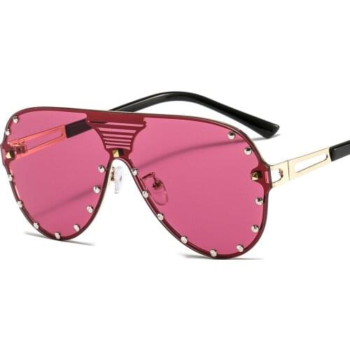 2021 New Oversized One Piece Windproof Goggle Men Sunglasses Frame Women Pilot Sun Glasses Shades UV400 NX