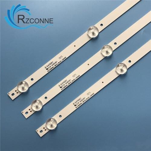 530mm LED Backlight strip For Proline Bravis 28C2000B 28 inch TV L2830HD SVJ280A01 REV3 5LED 130402 M280X13-E1-H 2013CH280 13Y