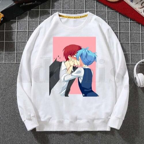 Assassination Classroom Anime Koro Sensei Hoodies Sweatshirt Print Trend Mens Clothes Hip-Hop Male Crewneck Hoodies Men