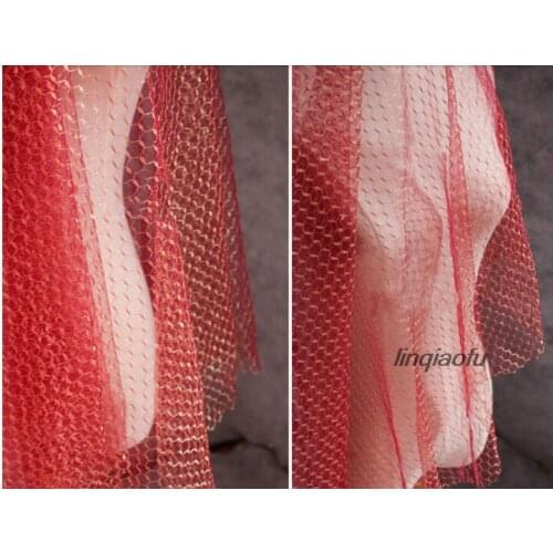 Encrypted mesh yarn glitter spherical texture fabric wedding fashion background fabric