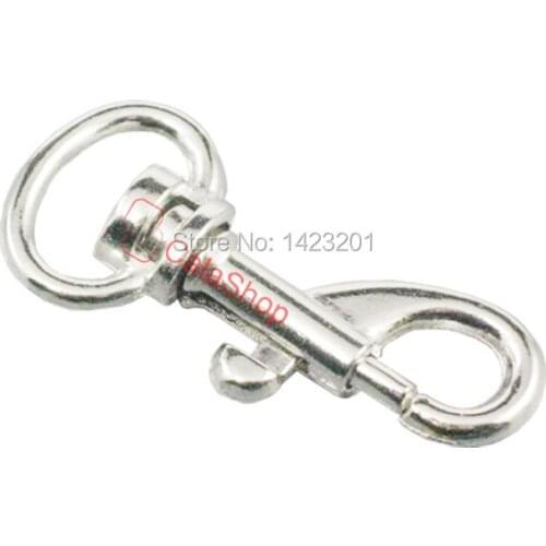 1/2" 12mm 50 pcs Metal SWIVEL CLIP SNAP Hook TRIGGER Webbing bag lanyard F45