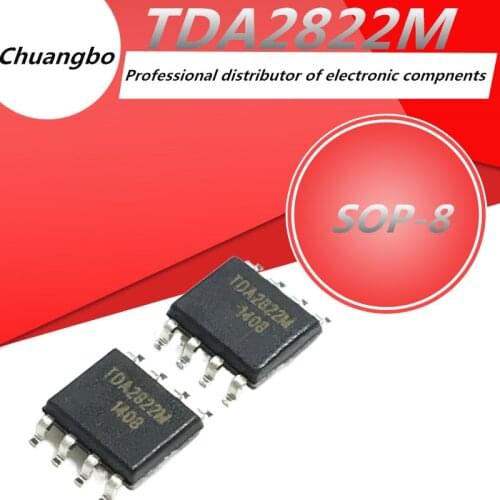 10pcs TDA2822M 2822 SOP-8 TDA2822 SMD