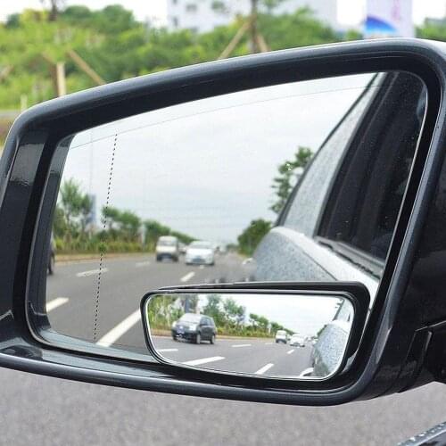 2 Pcs Universal 360 Degree Adjustable Rearview Mirror Reversing Wide Angle Auxiliary Blind Spot Car Accessories