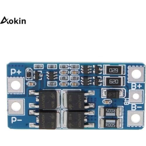 2S 10A 7.4V 18650 lithium battery protection board 8.4V balanced function/overcharged protection diy