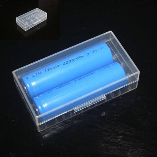 3Pcs Transparent Battery Case Plastic boxs For 18650 Box CR123A 16340 Battery Holder Box Storage